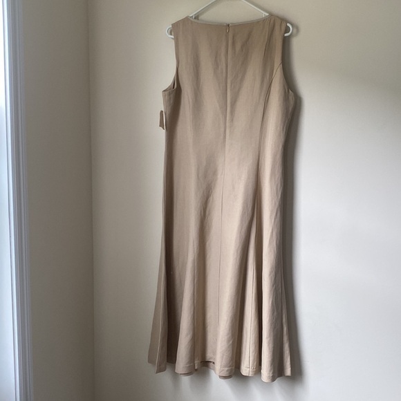 Coldwater Creek Beaded Day Dress Gored Flared Embellish Vintage Vibe Lined Sz 14 - Picture 7 of 17